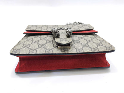GUCCI GG Supreme GUCCI Gucci GG Supreme Duonisos Chain Shoulder Bag Shoulder Bag