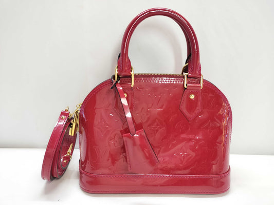 LOUIS VUITTON Louis Vuitton Enamel Alma BB Shoulder Bag Handbag