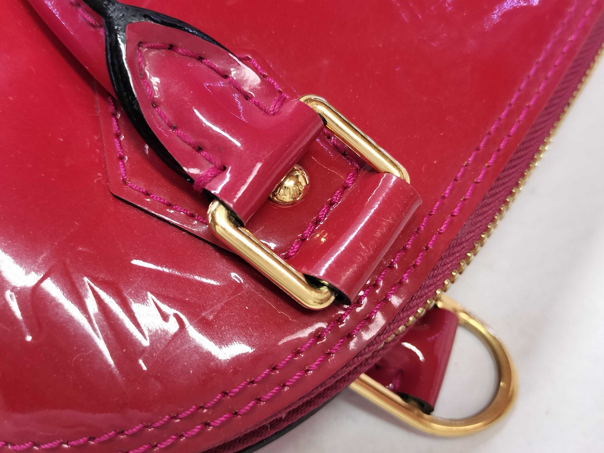 LOUIS VUITTON Louis Vuitton Enamel Alma BB Shoulder Bag Handbag