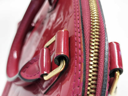 LOUIS VUITTON Vernis Louis Vuitton Enamel Alma BB Shoulder Bag Handbag