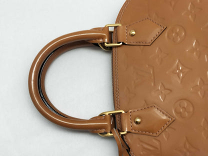 LOUIS VUITTON Verni Louis Vuitton Enamel Alma BB Shoulder Bag Tote Bag