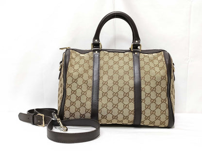 GUCCI GG Canvas Gucci Boston Bag Boston Bag