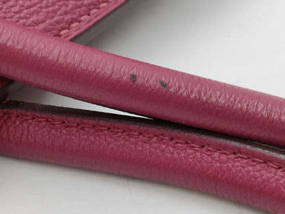 HERMES Shoulder Birkin Silver Fittings □O Engraved Tote Bag