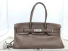 HERMES Shoulder Birkin Silver Fittings □M Engraved Tote Bag
