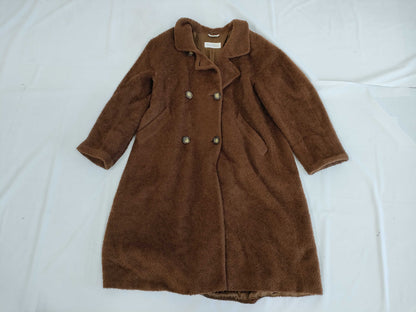 MaxMara MaxMara Alpaca Mohair Shaggy Coat Long Size 40 Coat