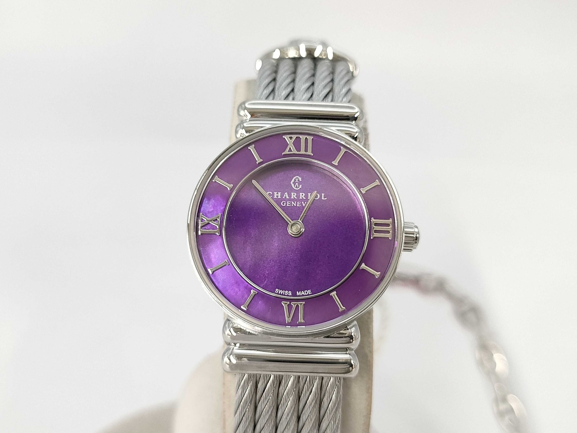 CHARRIOL 028SPI.540.553 G05853 Quartz Purple Shell Dial Women's Watch