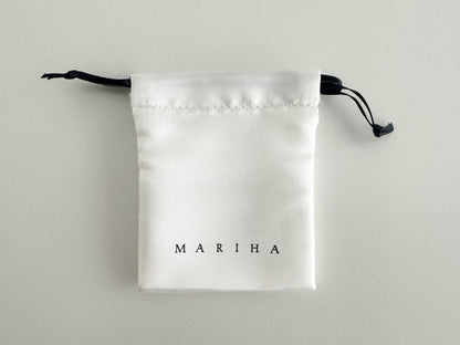 MARIHA Mystic Orbs Earrings Silver Collar Earrings