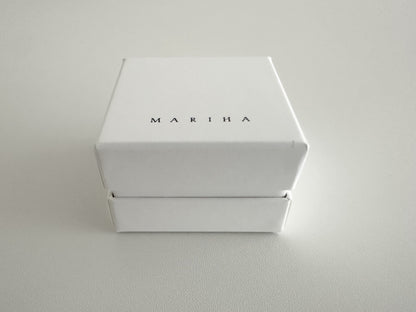 MARIHA Mystic Orbs Earrings Silver Collar Earrings