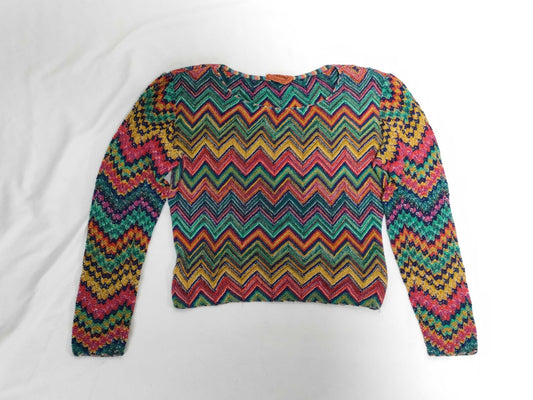 MISSONI MISSONI Missoni Long Sleeve Knit Sweater Top