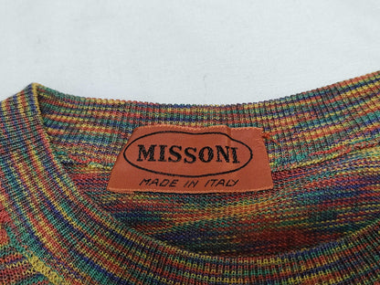 MISSONI MISSONI Missoni Short Sleeve Knit Sweater Top