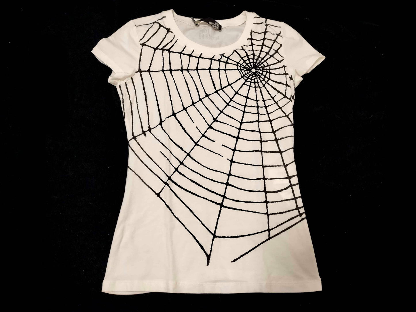LOVE MOSCHINO Spider Web Print T-Shirt
