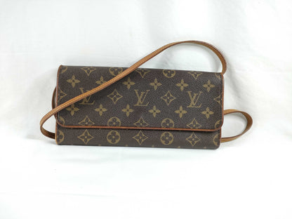 LOUIS VUITTON Monogram Pochette Twin GM M51852 FL0080 Shoulder Bag