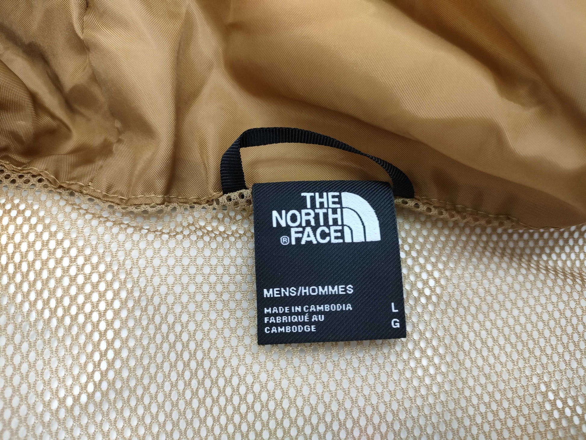 THE NORTH FACE ANTORA Jacket, Beige, Size L, NF0A7QEY