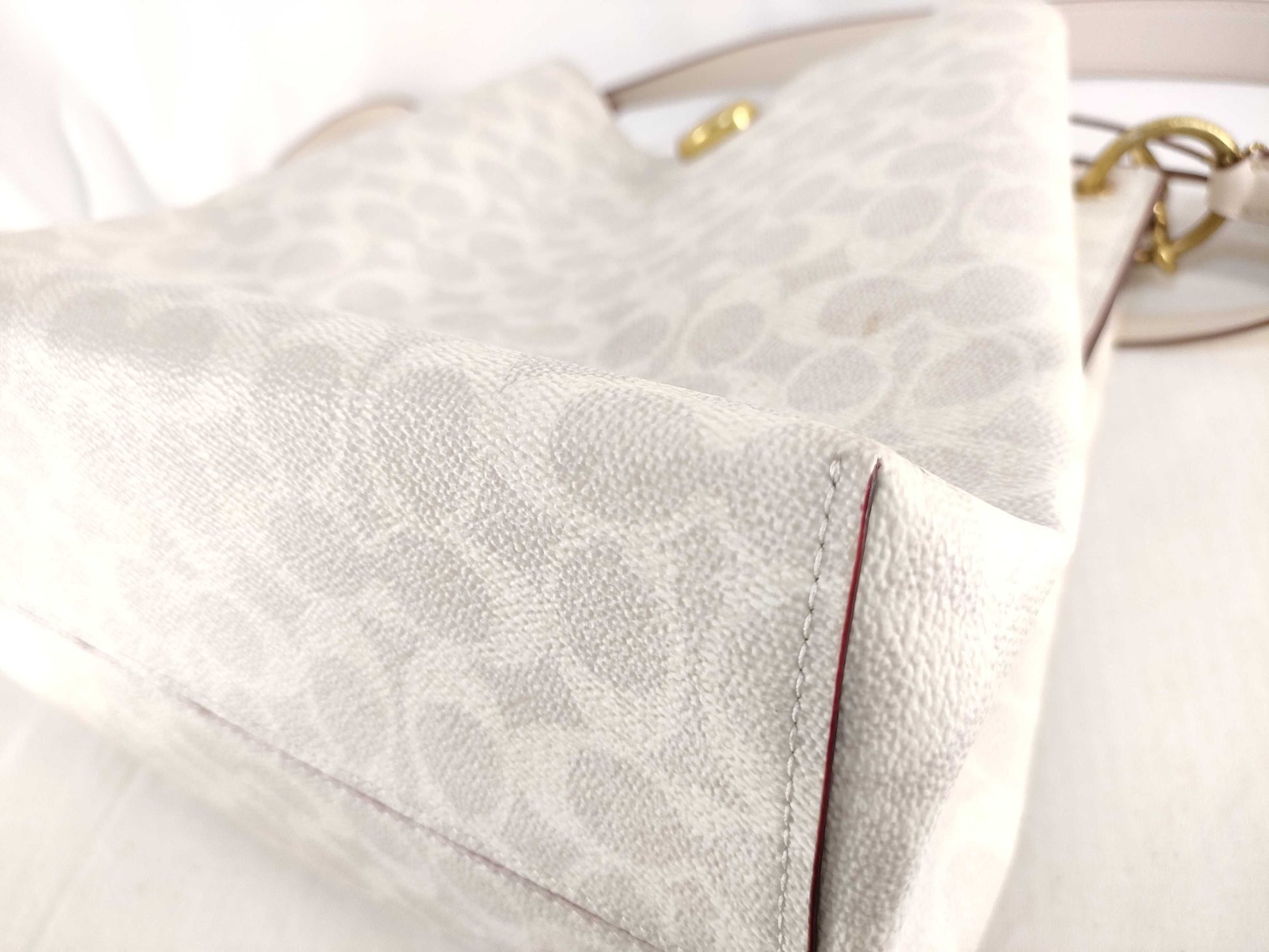 COACH Signature Willow 2way Tote Shoulder Bag B2080 89003 Handbag