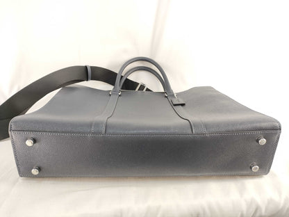 COACH Business Bag with 2way Shoulder Navy J2461 CE439 Business Bag