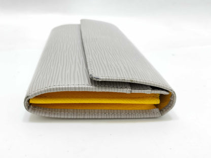 LOUIS VUITTON Epi Vuitton M60318 Portefeuil Sarah Epi Leather Grey Wallet