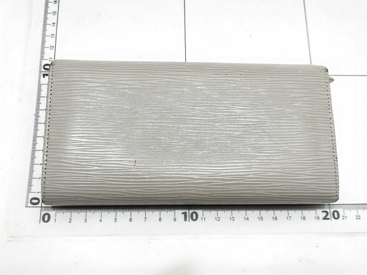 LOUIS VUITTON Epi Vuitton M60318 Portefeuil Sarah Epi Leather Grey Wallet