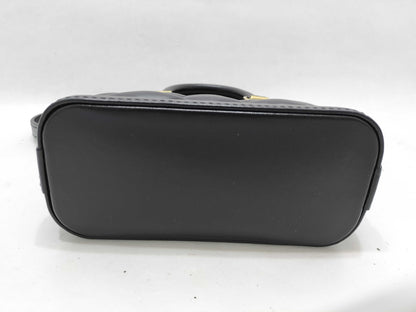 LOUIS VUITTON Vuitton M83048 Maltage NanoAlma Leather Black Handbag