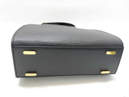 LOUIS VUITTON Epi Vuitton M52012 Figali PM Epi Handbag Leather Noir Black Black Handbag