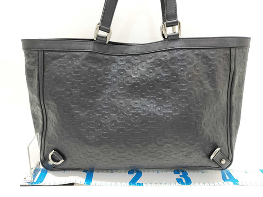 GUCCI Gucci 293580 Tote Bag Black PVC Tote Bag