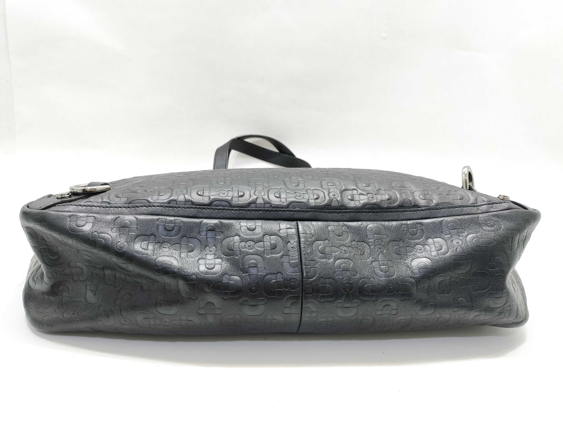 GUCCI Gucci 293580 Tote Bag Black PVC Tote Bag