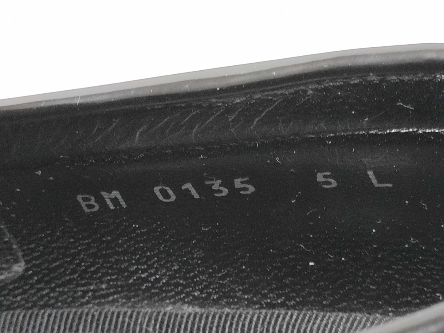 LOUIS VUITTON Enamel Loafers Black Box Business Shoes