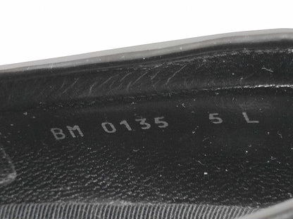 LOUIS VUITTON Enamel Loafers Black Box Business Shoes