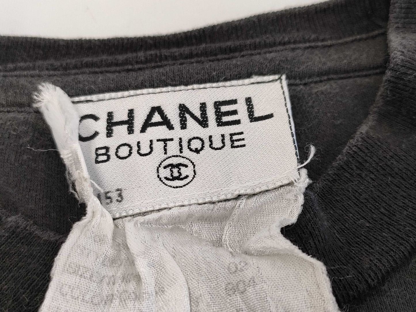 CHANEL T-Shirt Black Size L T-Shirt