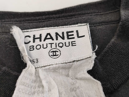 CHANEL T-Shirt Black Size L T-Shirt