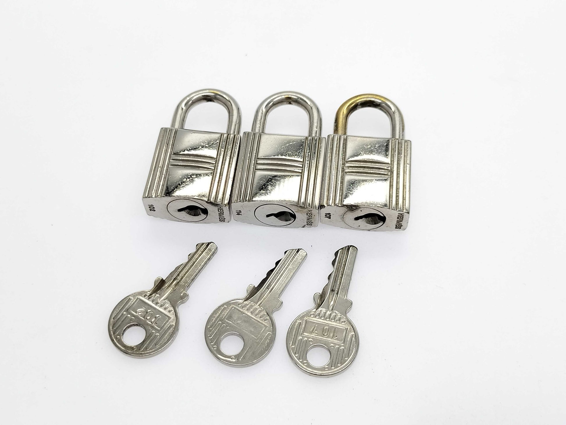 HERMES Cadena 3-piece set charm