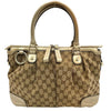 GUCCI Gucci Bag GUCCI 247902 GG Canvas Handbag Shoulder Bag 2WAY GG Gold Brown Beige Tote Bag