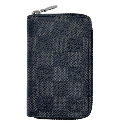 LOUIS VUITTON Louis Vuitton Coin Case N63076 Zippy Coin Purse Damier Graffitt Black Grey Coin Purse Round Zipper LOUIS VUITTON Coin Case
