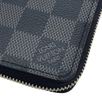 LOUIS VUITTON Louis Vuitton Coin Case N63076 Zippy Coin Purse Damier Graffitt Black Grey Coin Purse Round Zipper LOUIS VUITTON Coin Case