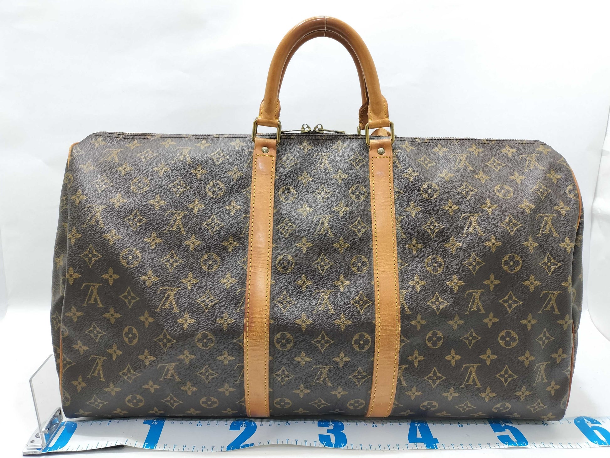 LOUIS VUITTON Monogram Louis Vuitton Monogram Keypol 55 Boston Bag