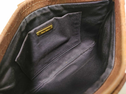 Miu Miu Crocodile Clutch Bag Pink Clutch Bag