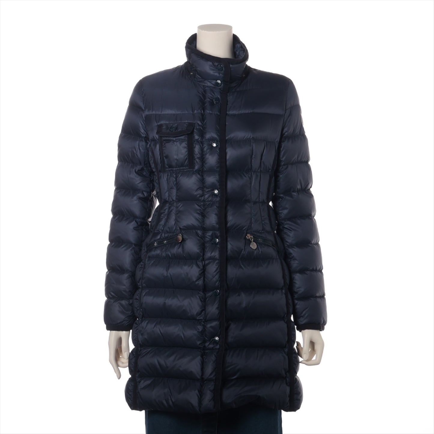 MONCLER Moncler HERMINE Nylon Down Coat 0 E Hood Removable Jacket
