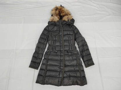 MONCLER Down Coat Grey Nylon #0 Jacket Coat