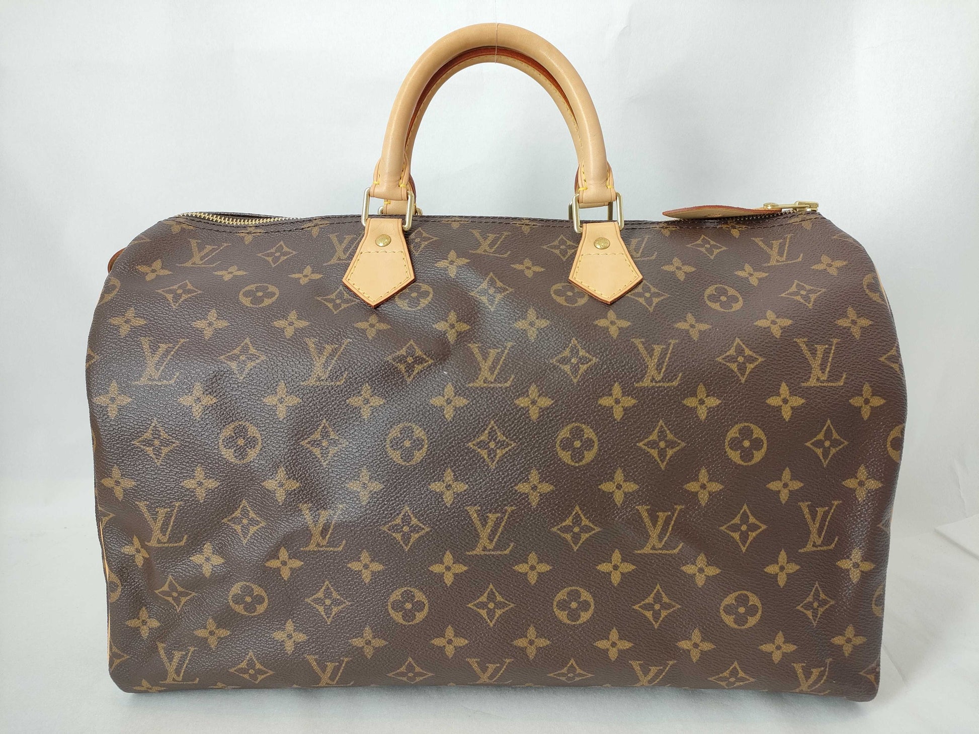 LOUIS VUITTON Monogram Vuitton Keypol 40 Boston Bag