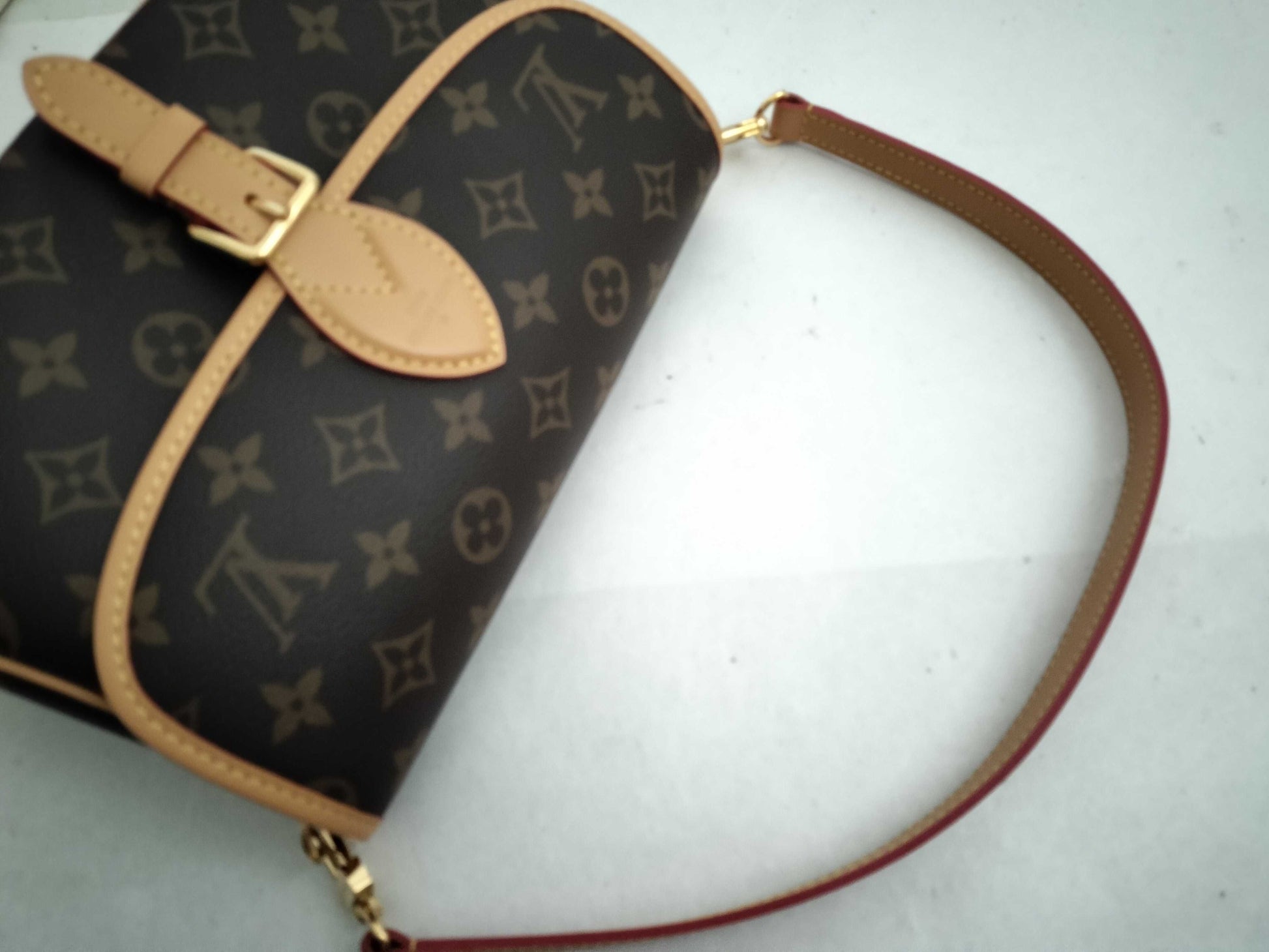 LOUIS VUITTON Monogram M45985 Diane Clutch Bag Shoulder Bag