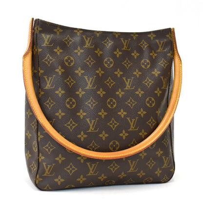 LOUIS VUITTON LOUIS VUITTON Louis Vuitton Shoulder Bag Looping GM M51145 Monogram Brown SD000 Shoulder Bag
