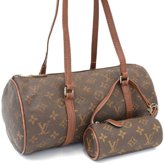 LOUIS VUITTON LOUIS VUITTON Louis Vuitton Handbag Papillon 30 M51385 Monogram Brown Handbag Leather Leather Monogram Papillon Handbag