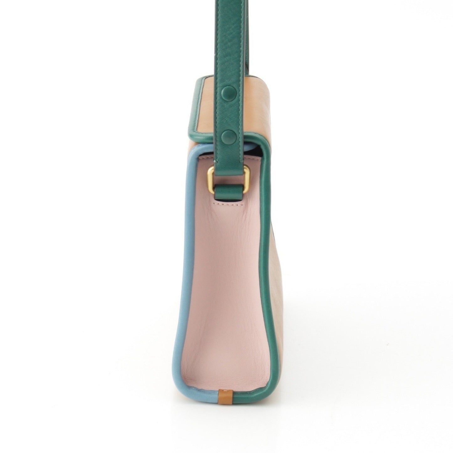 COACH Rare Color Leather Turnlock ORIGINAL GLOVETANNED LEATHER Shoulder Bag Multicolor Shoulder Bag