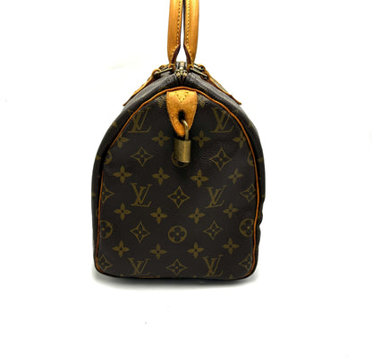 LOUIS VUITTON Speedy 30 Monogram Boston Bag