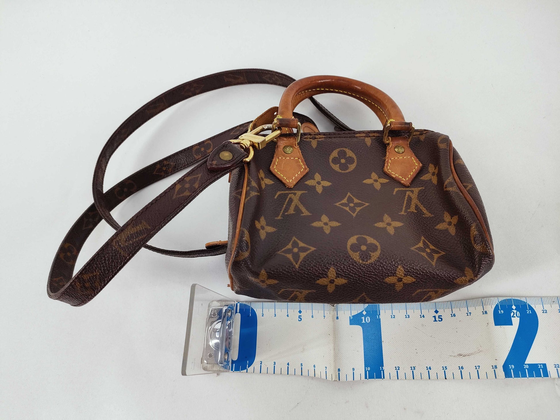 LOUIS VUITTON Monogram LV Mini Speedy M41534 Monogram Boston Bag