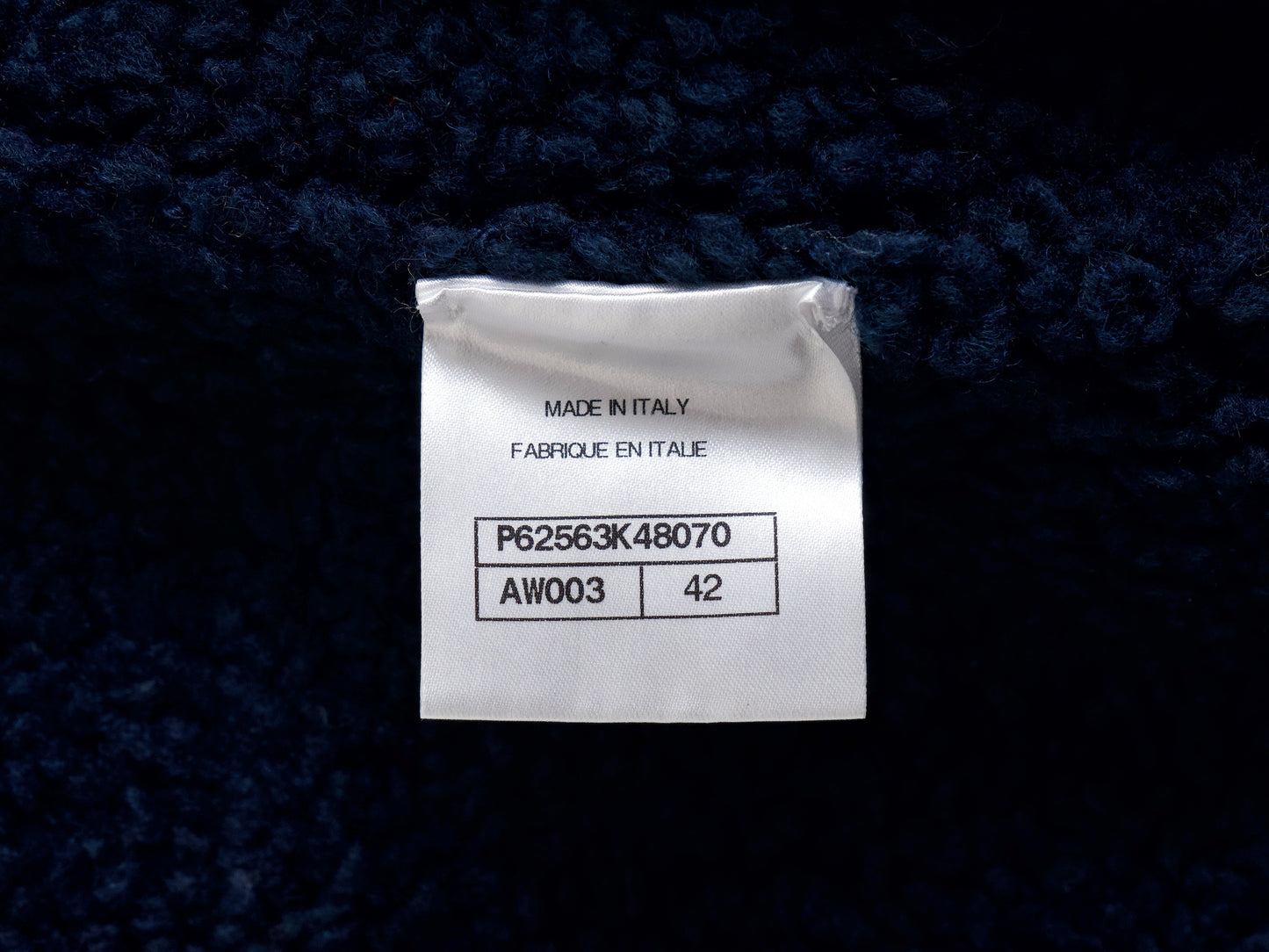 CHANEL Teddy Knit 42 Tops