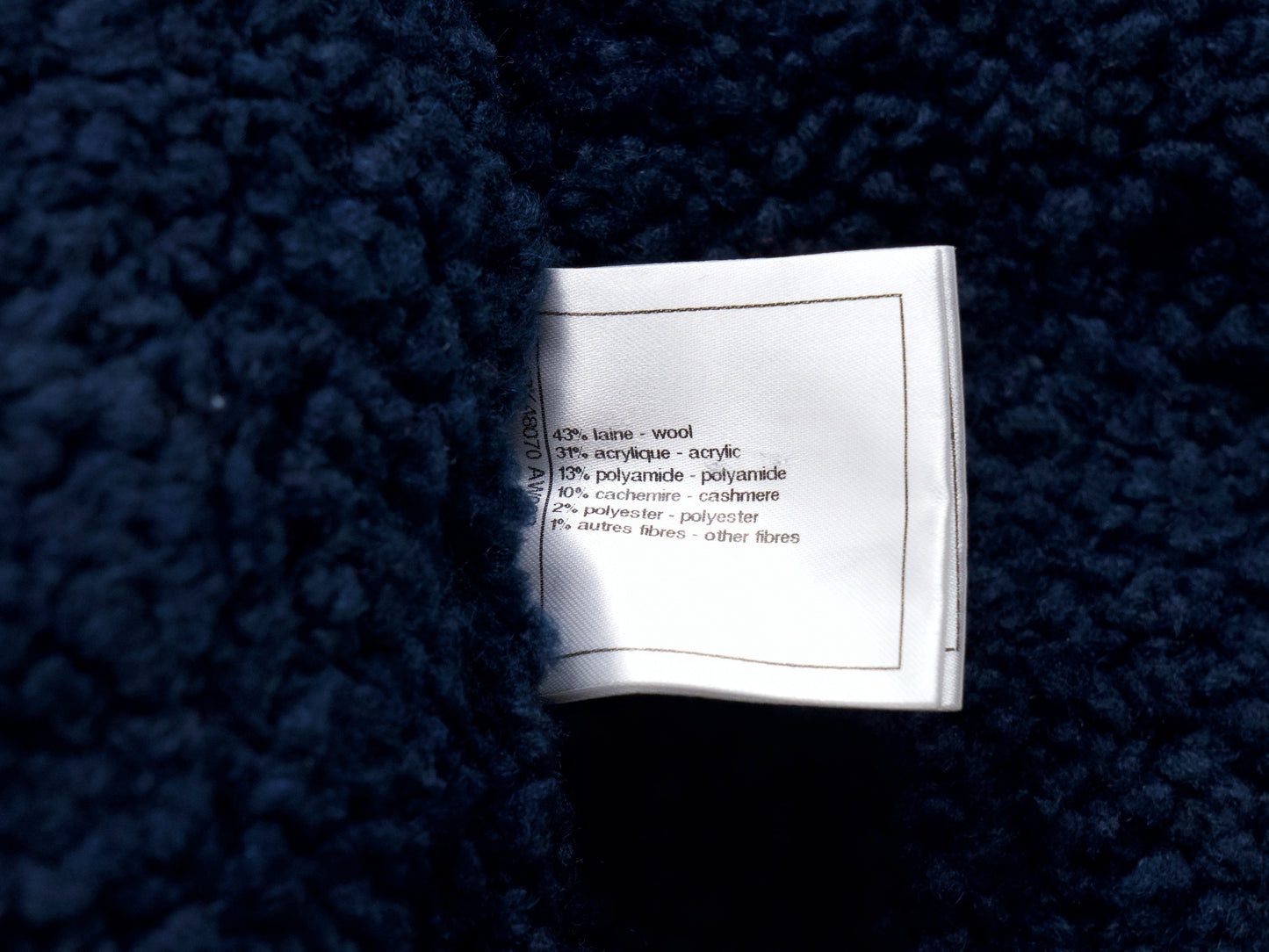 CHANEL Teddy Knit 42 Tops