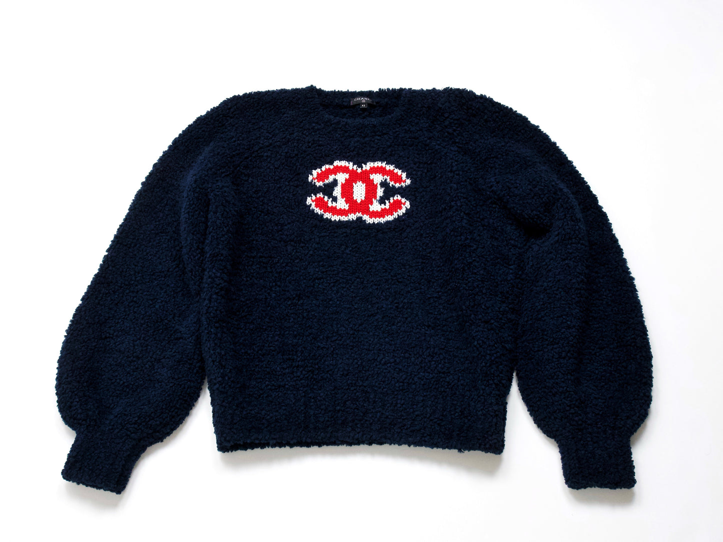 CHANEL Teddy Knit 42 Tops