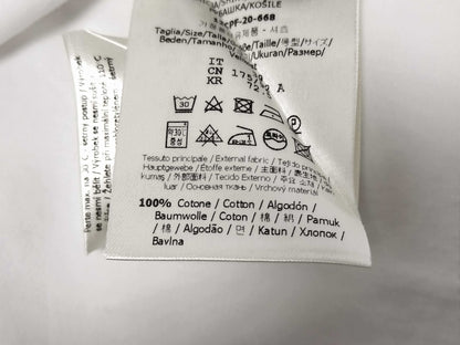 FENDI FENDI Fendi Switch Logo Design Shirt White Size 39 Shirt