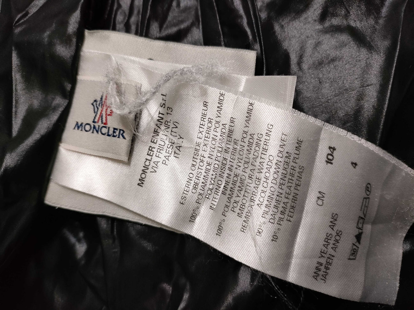 MONCLER Moncler fur down jacket jacket