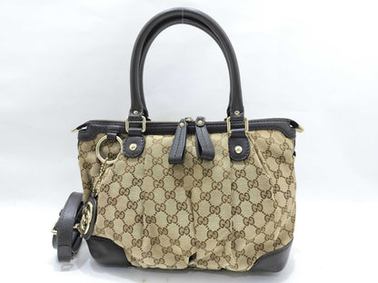 GUCCI GG Canvas GUCCI Soukie 2WAY Bag